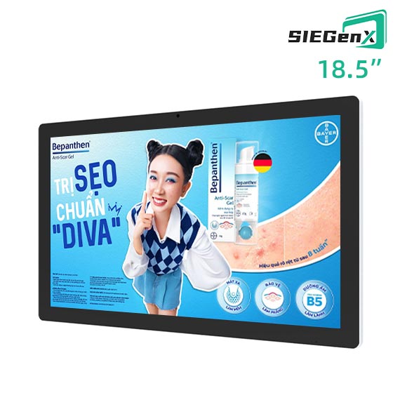 Kiosk thông tin cảm ứng gắn tường 18,5 inch