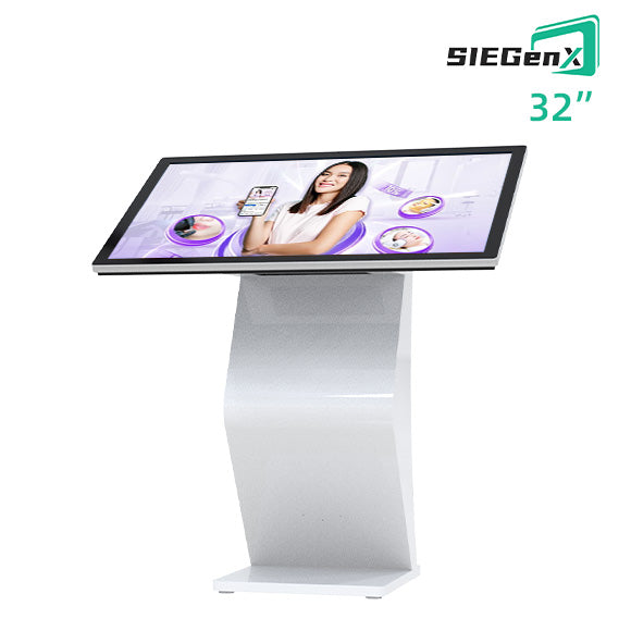 32 Inch Lo ạ i ngang Thông tin Kiosk cảm ứng tương tác