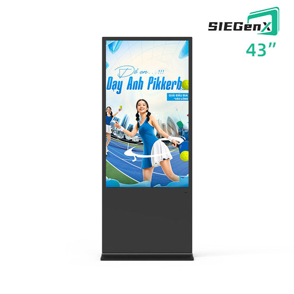 Màn hình quảng cáo kỹ thuật số dọc 43 inch - Độ phân giải 4K - Hệ điều hành Android 12 - Tích hợp CMS