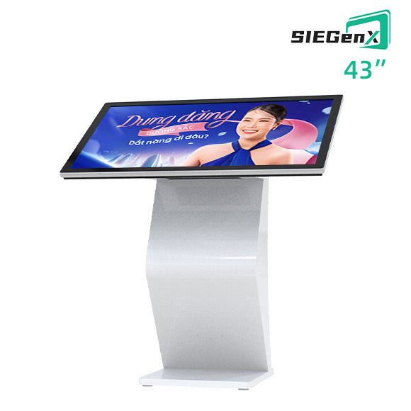43 Inch Lo ạ i ngang Thông tin Kiosk cảm ứng tương tác