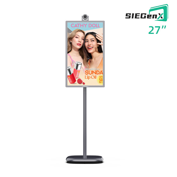 27 inch sàn đứng TV thông minh LCD màn hình hiển thị thông minh