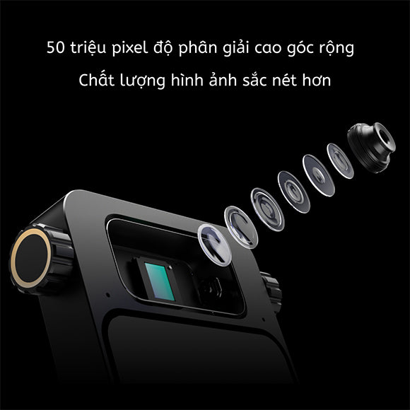 Thiết bị phát trực tiếp di động - Android 13 - Độ phân giải 50 triệu điểm ảnh