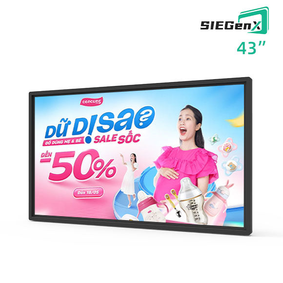 Kiosk thông tin hồng ngoại gắn tường 43 inch